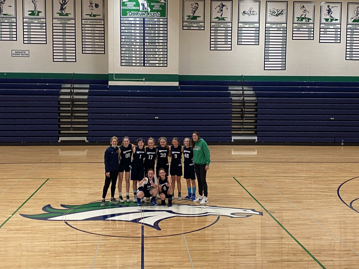 allyfitz5's tweet photo. So proud of these young women as @MustangsWBB2026 places 2nd in the Jingle Jam Tournament! We earned our spot in the championship game with a come from behind win and a win against the # 1 seed. Love their grit and perseverance; bright future for this group! https://t.co/nEoGHUMRF8