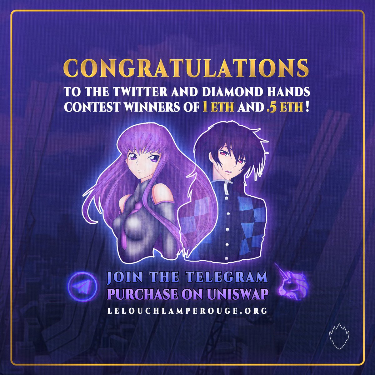 LLMetaverse's tweet photo. Congrats to the winners! Happy Holidays! 

Join our Telegram to learn about the next contest https://t.co/aM3sWKSt48! https://t.co/cl50UbQhVl