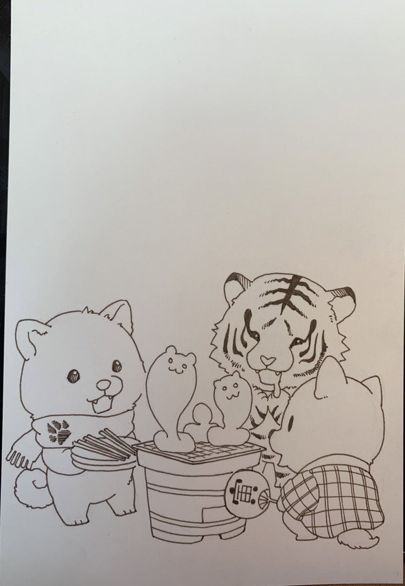 いい線画ができた… 
