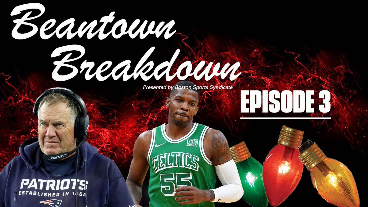 So, episode three dropped last night, and there is no better time than Christmas Eve to give it a listen. 🎅

🎧Spotify: open.spotify.com/episode/6Vk6cd…

🔊Soundcloud: soundcloud.com/beantown-break…

📺YouTube: youtube.com/watch?v=r8NIgC…

<a href="/BostonSportsSYN/">Boston Sports Syndicate</a> | #TheCommonwealth