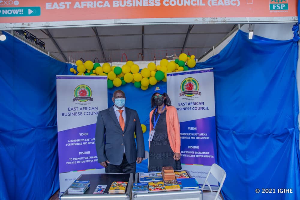 EABCjumuiya's tweet photo. 💫 EABC CEO John Bosco Kalisa @jbkalisa visited EABC Exhibition Booth- showcasing trade &amp; investment opportunities in the EAC at 24th Rwanda International Exhibition held in Kigali @PSF_Rwanda https://t.co/eB0MTPJVaK