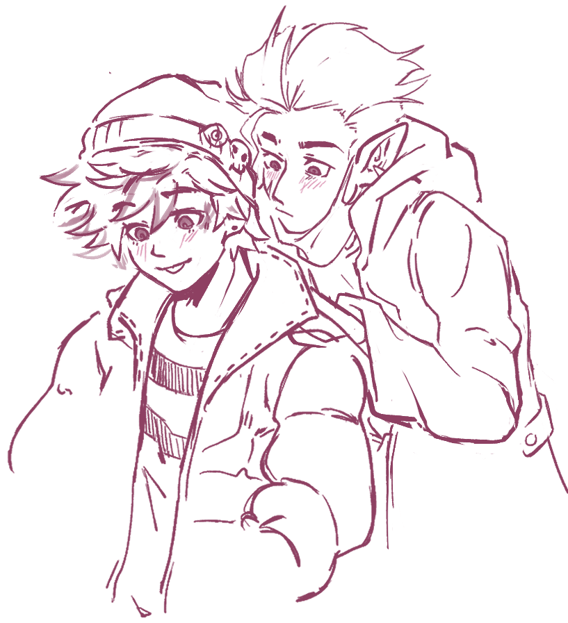 FlSHCAKE's tweet photo. "Bro look..! ...A worm." #Lunter #huntceda

(Dana's new drawings were rlly cute!) https://t.co/C2vlbzdAvC