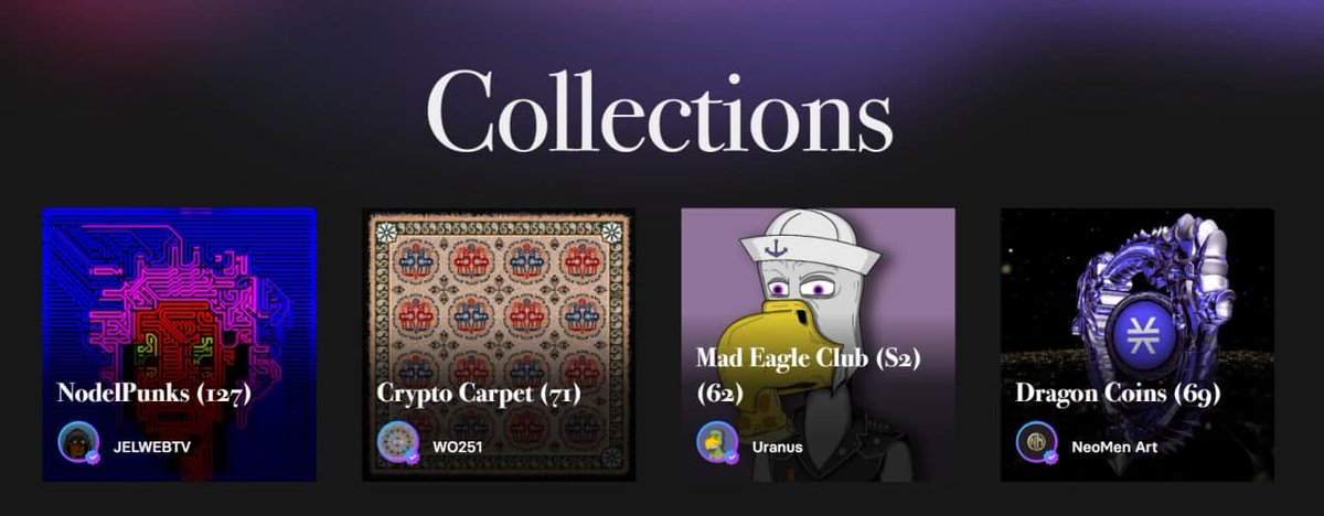 jelwebtv's tweet photo. Again the #nodelpunks at the top of collections on @nftbmarket !🔥

happy collecting👇🏻
https://t.co/Tk2XL78yi8

#NFTCommunity #NFTartists #nftcollectors #NFTcollectibles #NFTartist #BNB #BSC #Binance https://t.co/ajnQSdu63M
