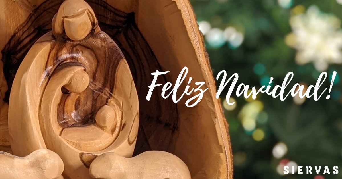 En esta Navidad, Dios nos quiere decir otra vez: "Yo deseo nacer en ti,... deja que yo me quede en el pesebre de tu vida que para mí es el más hermoso que existe."  DDejémonos amar por Él para que podamos amar a otros con este mismo amor incondicional!  ¡Feliz Navidad a todos! 🤗