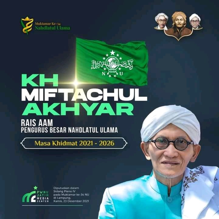KangSumadi_'s tweet photo. Selamat dan sukses atas terpilihnya KH Miftachul Akhyar sebagai Rois Aam PBNU dan KH Yahya Cholil Staquf sebagai Ketua Umum PBNU masa khidmat 2021-2026.
Semoga dibawah nahkoda beliau beliau  Nahdlatul Ulama akan semakin maju 
#Muktamar34NU
@nahdlatululama 
@Staquf https://t.co/U9YBe50RbA