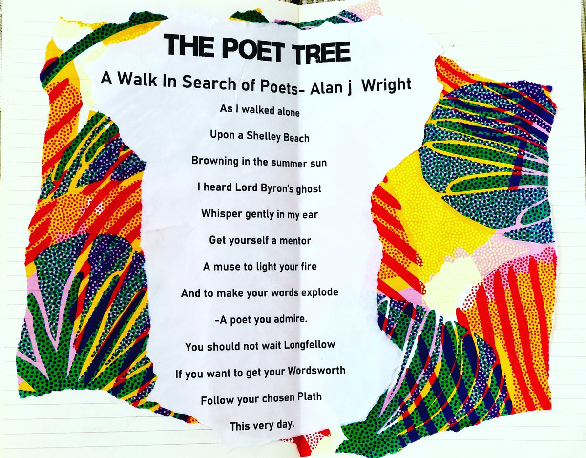 alwriting's tweet photo. A returnee from outside on The Poet Tree. A poem celebrating poets. #poetry #poettree https://t.co/lPEqCaHwOd