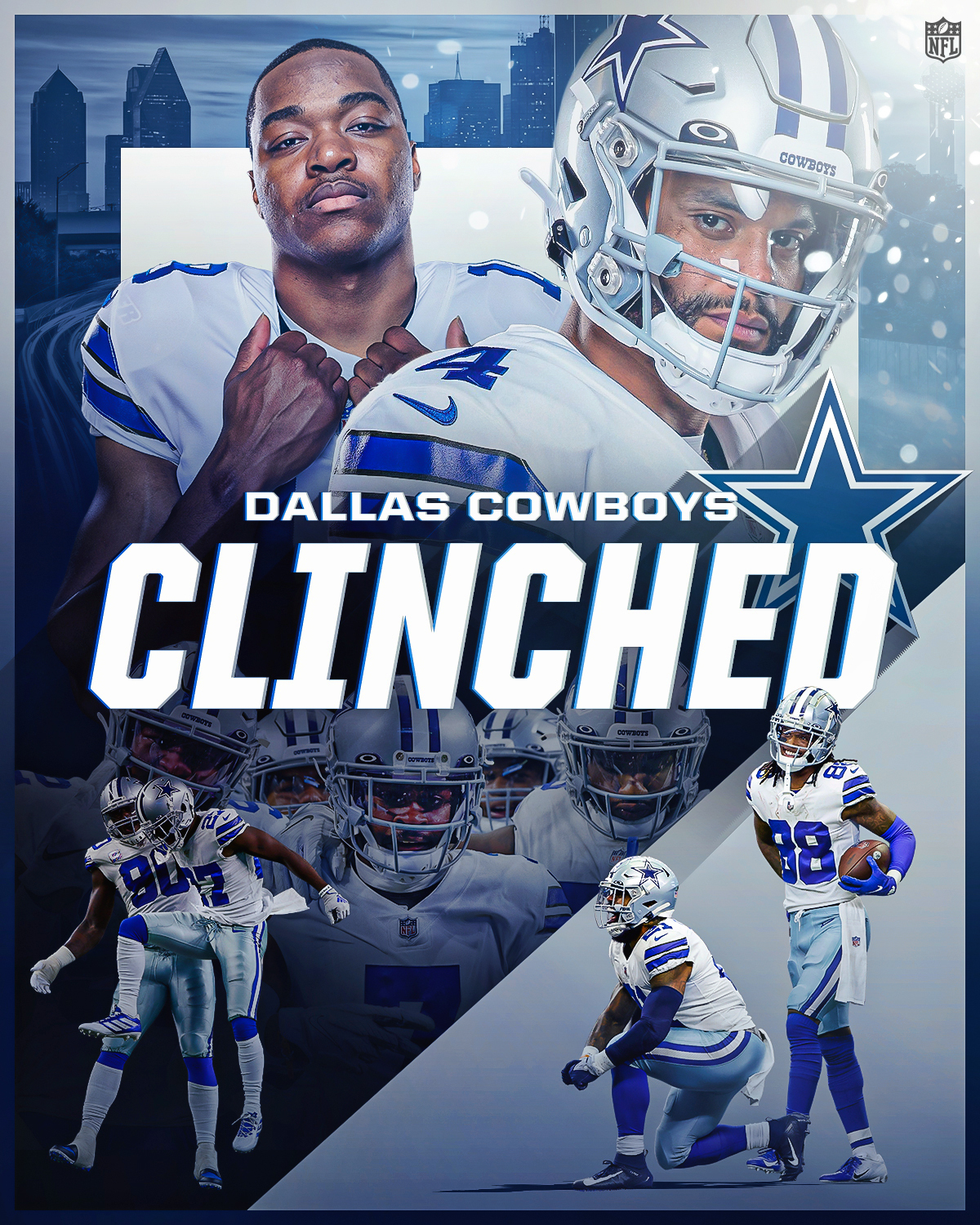 NFL on X: 'The @dallascowboys are back in the postseason! #NFLPlayoffs   / X