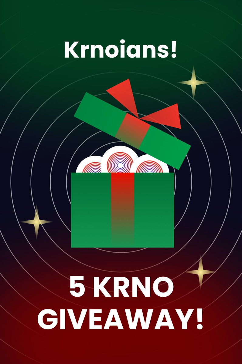 🤶Christmas Giveaway EVENT (D-1)🎅

The total prize is as much as 7 $KRNO! (≒ 10,000$)
Participate the giveaway event and get the prize🎄

📆Event Duration :DEC 14 ~ DEC 25, the prize will be distributed on DEC 26 ~ 27th
🔗[sweepwidget.com/view/43453-kz5…]
💚Check details on Discord!
