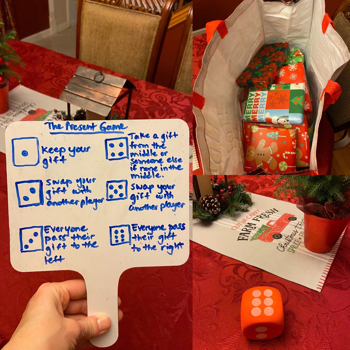 rangersgirl527's tweet photo. The present game is all ready to go… #PresentGame #ChristmasGame https://t.co/sfxYzsjyuE