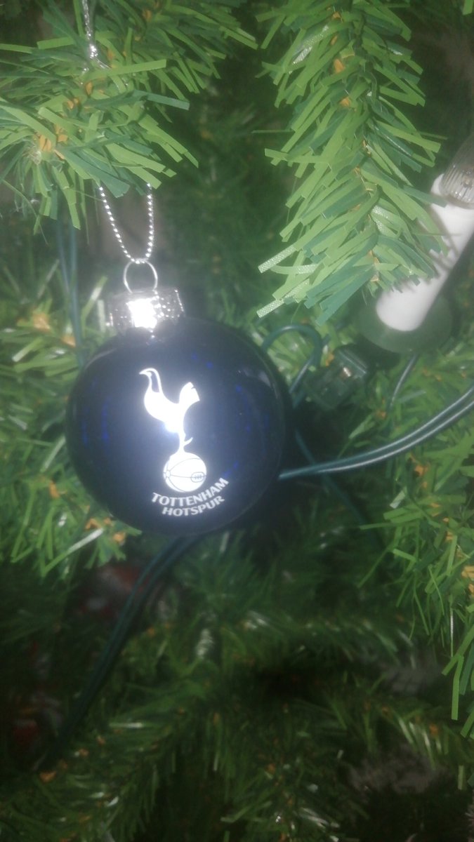 Xmas tree is up 🎅⚽🎄