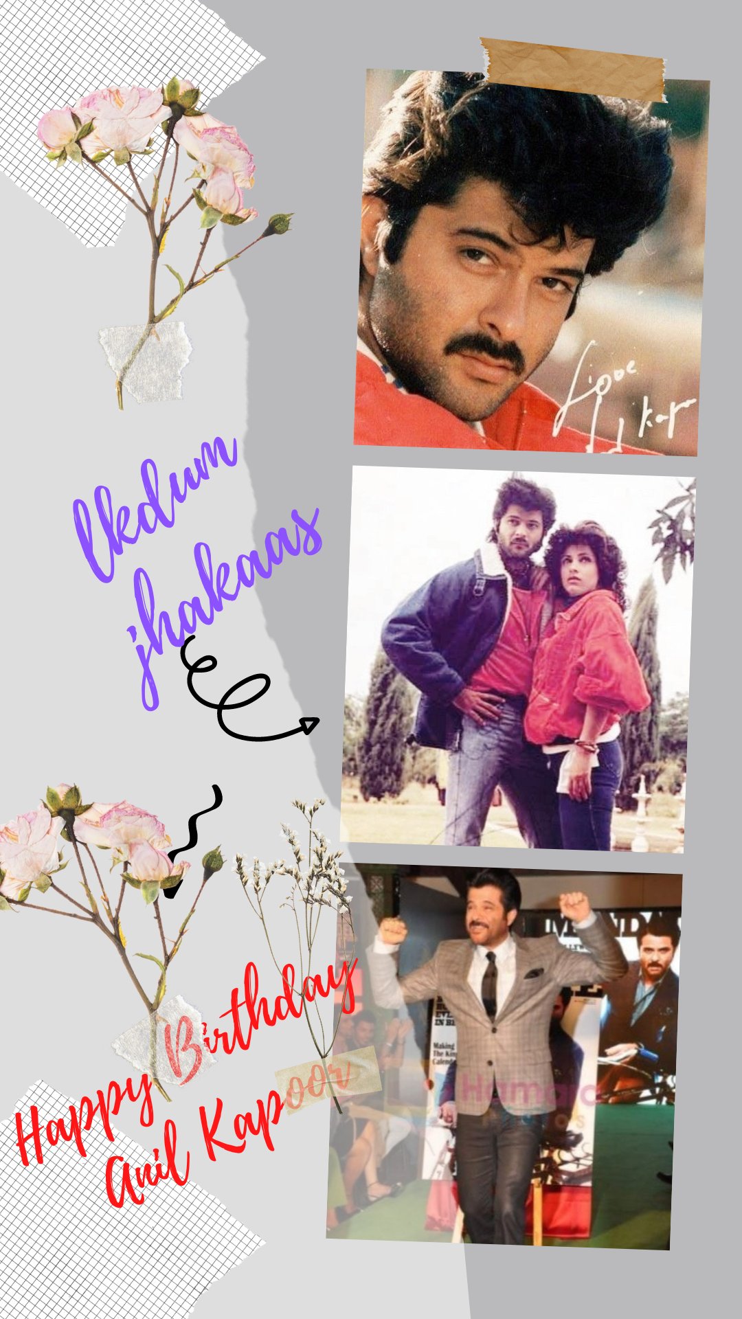 24th December. It\s Anil Kapoor\s Birthday. Wishing the Evergreen actor a Very Happy Birthday! 