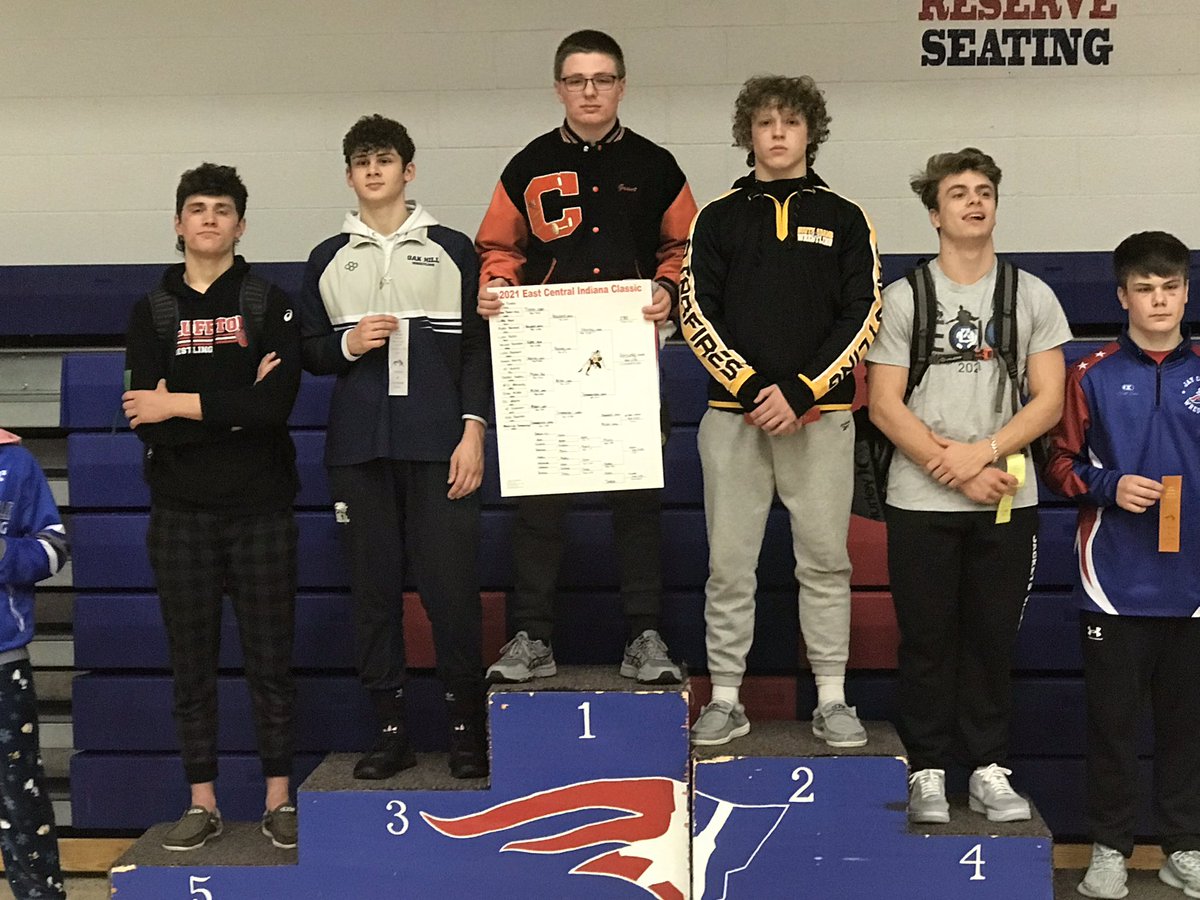 CavWrestling's tweet photo. Awesome Job Grant and Caleb winning championships at the tough East Central Indiana Classic in Jay County IN. https://t.co/bBltdMO0YO