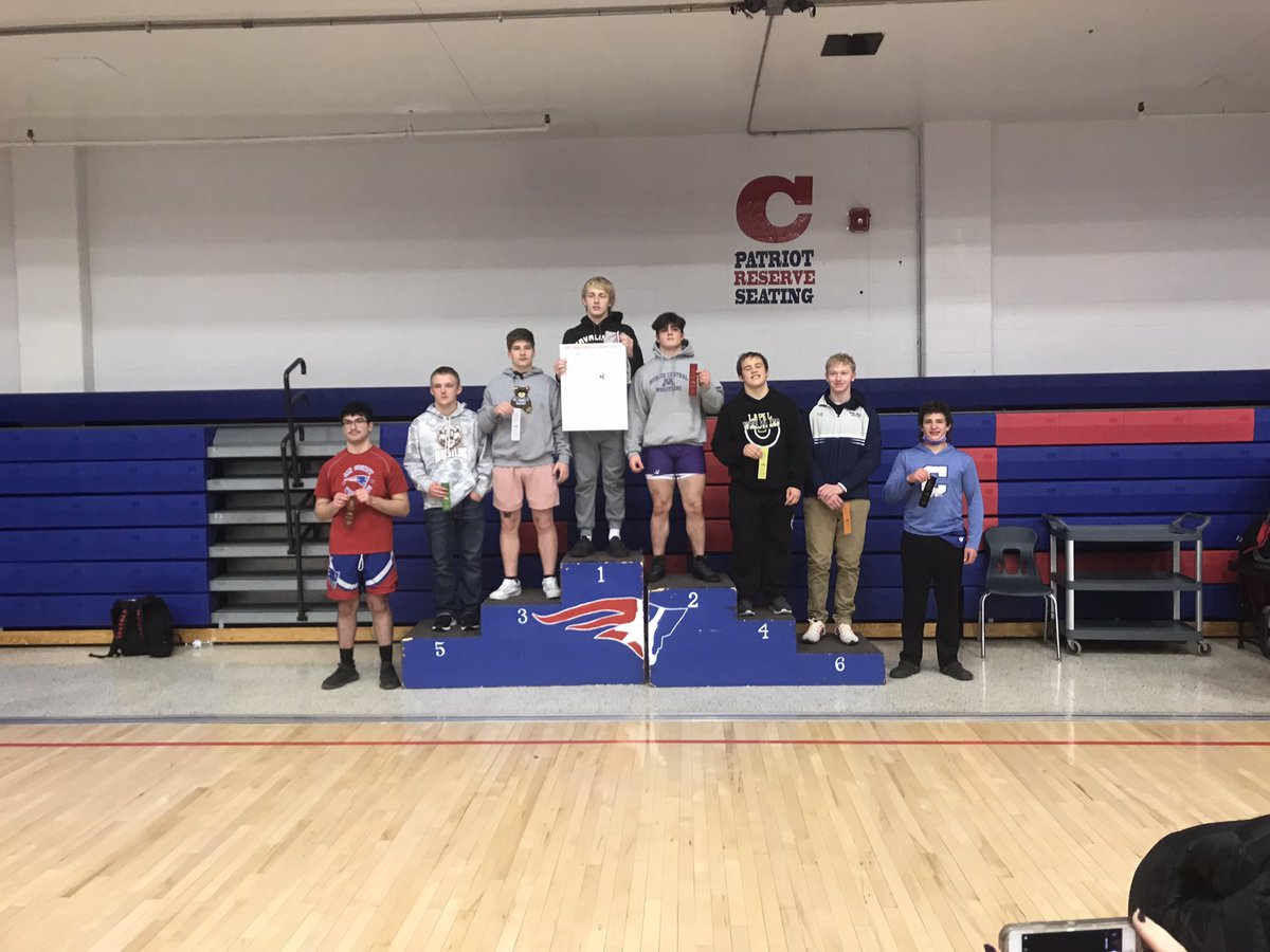 CavWrestling's tweet photo. Awesome Job Grant and Caleb winning championships at the tough East Central Indiana Classic in Jay County IN. https://t.co/bBltdMO0YO