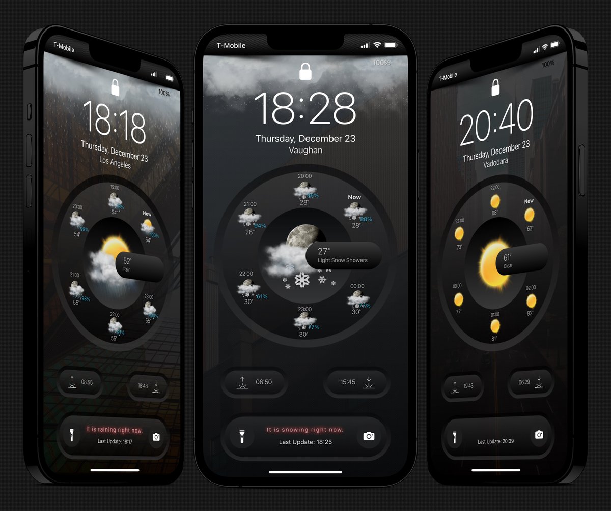 Kothuq's tweet image. #WeatherHTML LS theme
Credits where credits are due.. 
Link to my themes on my profile
@screenshot_pro 
#ios153 #nojailbreak