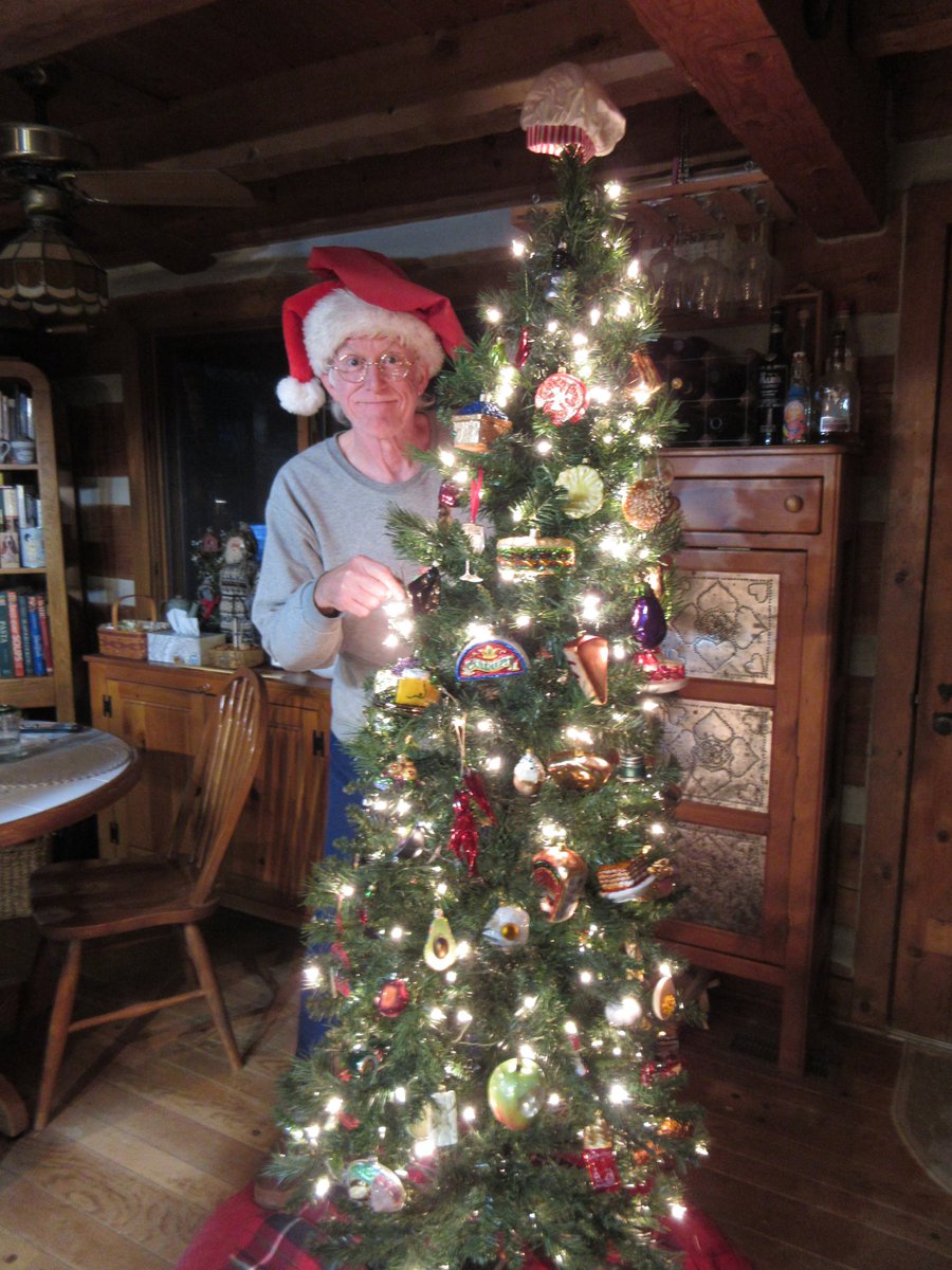 Happy Holidays and Merry Christmas to all Rosa fans who celebrate! This is Don with his wife Ann's kitchen Xmas tree featuring all sorts of ornaments related to her hobby, cooking! Have a jolly old time!