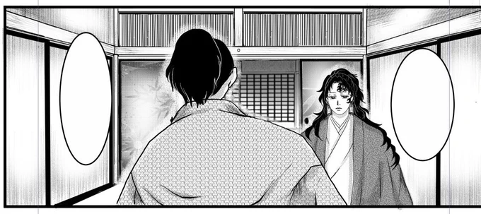 ここの場面描くのに数時間かかった…😂
