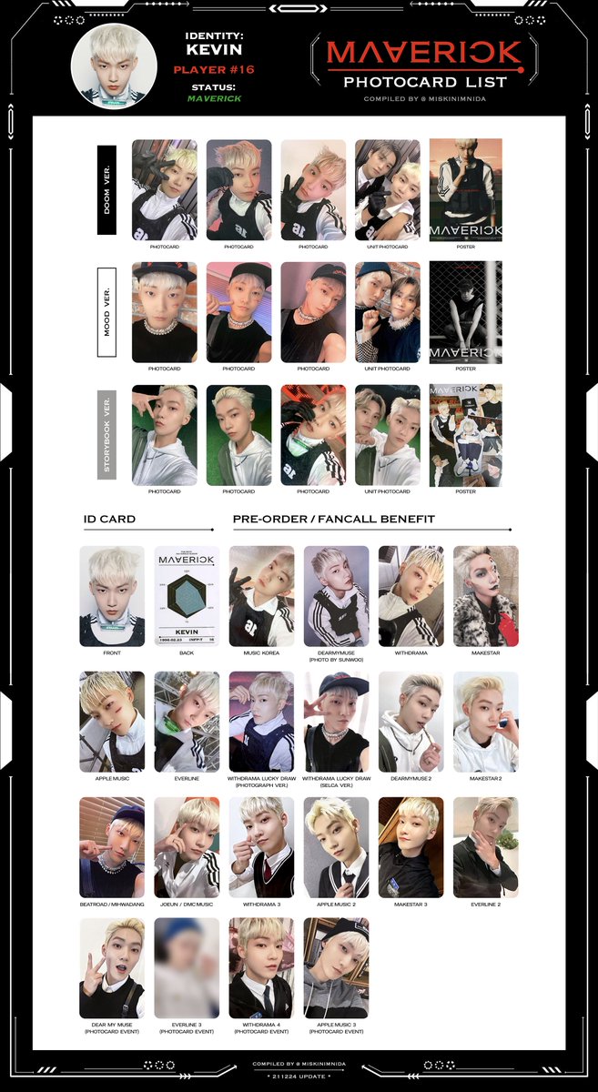🎮 the boyz maverick photocard template/list — [ 211224 ver