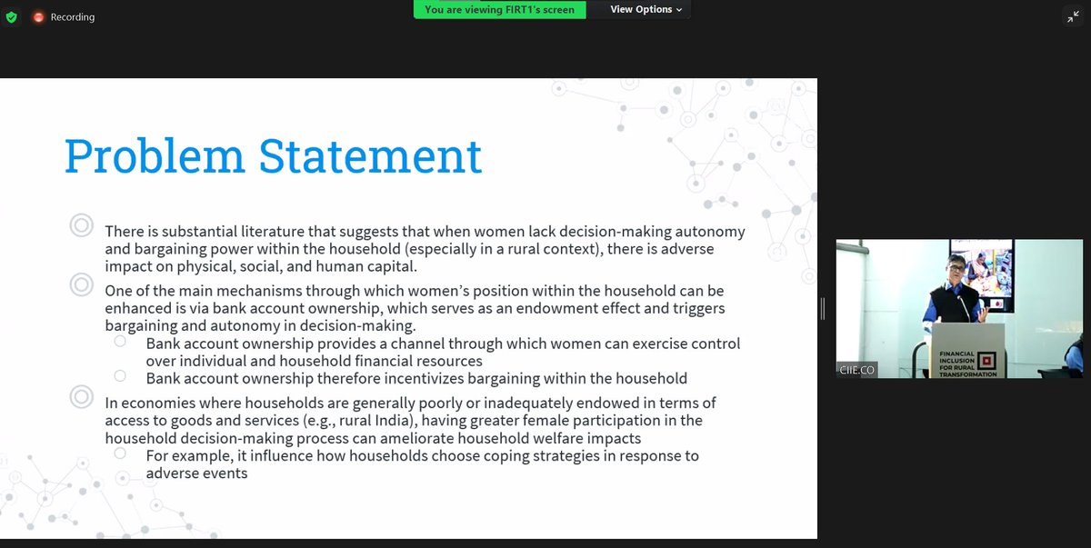 Prof. Abhiman Das is presenting our paper on #coping strategies, #gender and #financialinclusion at the @CIIEIndia <a href="/BharatInclusion/">Bharat Inclusion Initiative</a> FI-RT launch event at <a href="/IIMAhmedabad/">IIM Ahmedabad</a>.