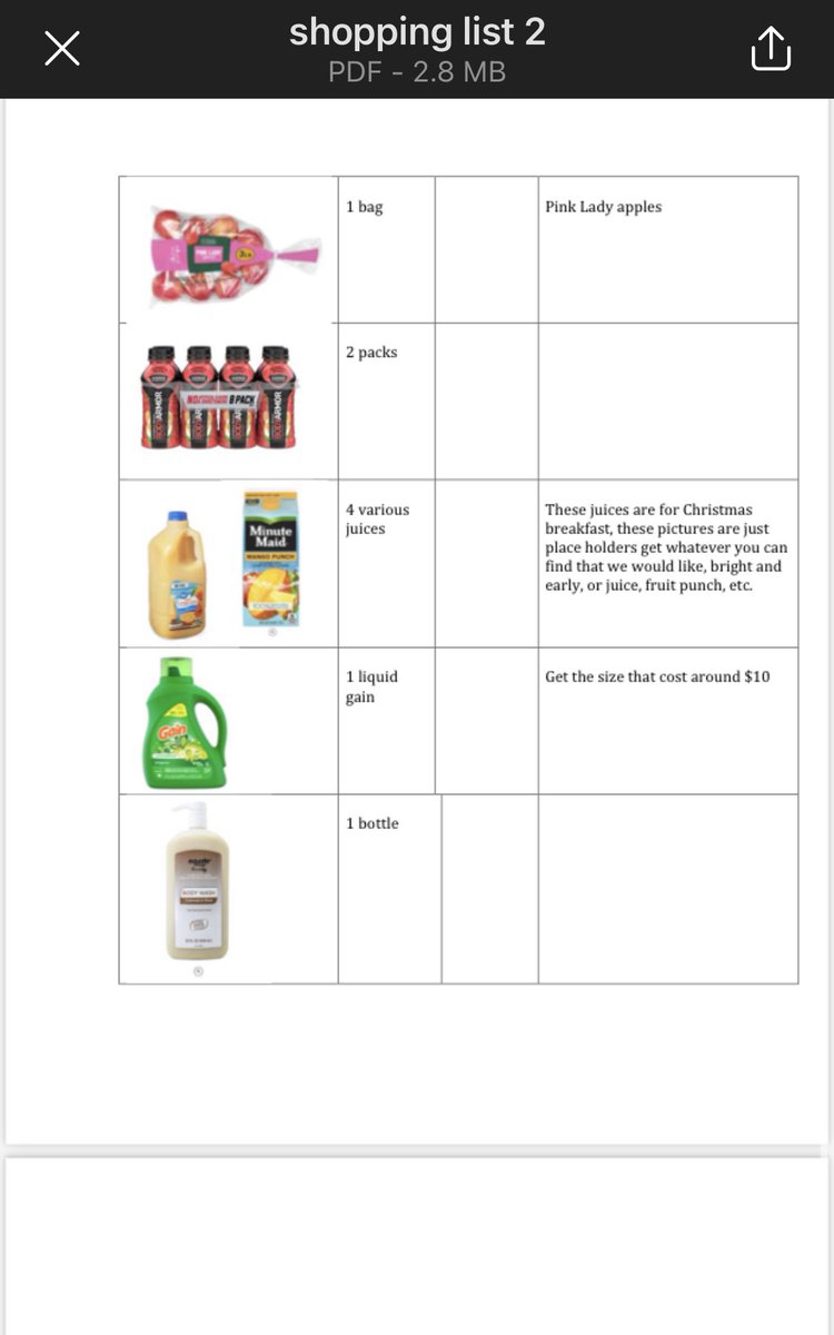 kyledurrell's tweet photo. Me: what do we need from the store? Iโm going grocery shopping.
My wife: Iโll send you the list.
Sis did a whole school project. Picture, notes, details, and made it into a PDF which she emailed to me!
#ImHereForThis https://t.co/gCP1M5WhiJ