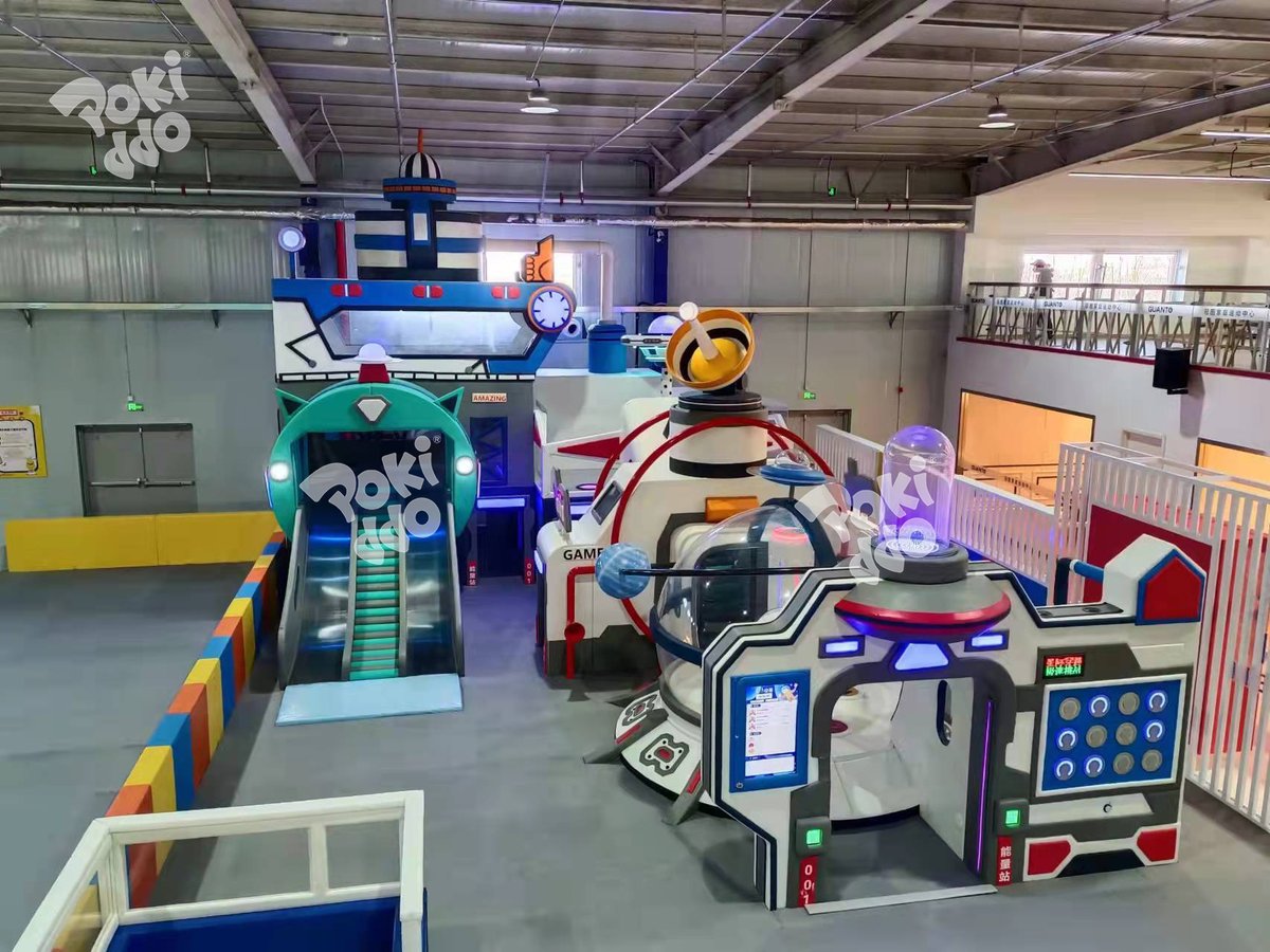 PokiddoPark's tweet photo. Take the first glimpse of Guanto family entertainment center, coming soon for soft opening!! 🎉🎉
#familyentertainmentcenter #FEC #Pokiddo #pokiddopark #trampolinepark #indoorplayground #kidsplaycenter https://t.co/7vKLCsBhAV
