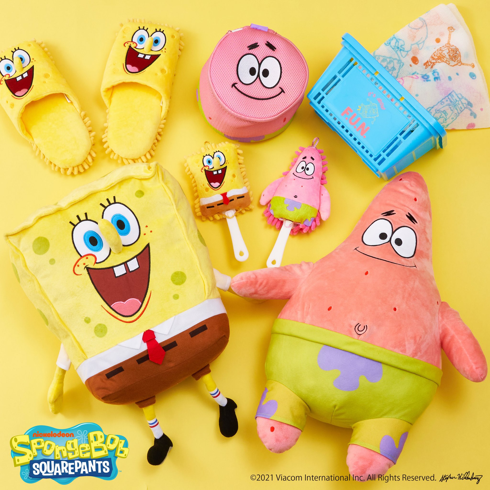 シリアルシール付 スポンジボブ spongebob ぬいぐるみ ブランケット