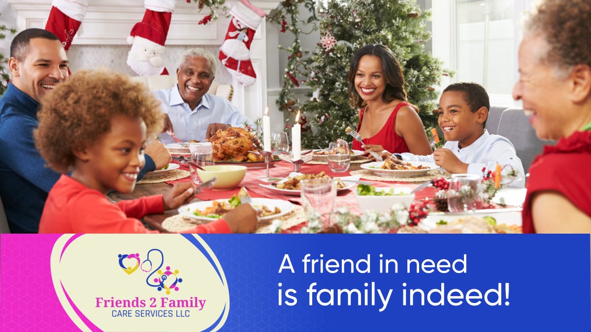 friends2fcsllc's tweet photo. Enjoy the Holidays with Your Loved Ones!

You deserve to be happy during this wonderful season. Make sure you spend this joyous holiday season with your friends and loved ones.

Happy Holidays from us here at Friends 2 Family Care Services LLC!

#EnjoyHolidays #LovedOnes https://t.co/0kQJ9o9Pg0