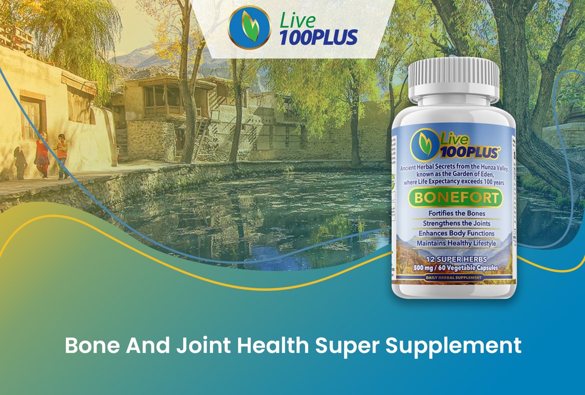 Live100Pluss's tweet photo. Bone And Joint Health Super Supplement
12 Super Herbs for the Bones. Fortifies the Bones. Strengthens the Joints. Enhances Body Functions. Maintains Healthy Lifestyle.
https://t.co/MB0skp2m7a https://t.co/Ceyvx78IBj