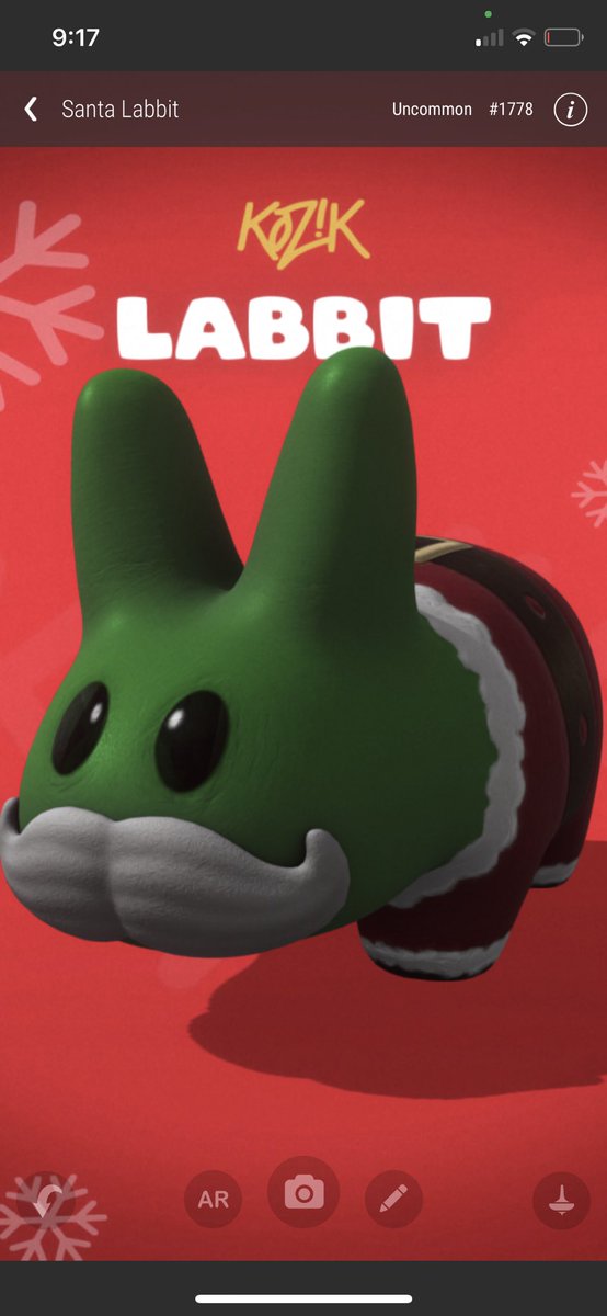 I’m in the Christmas spirit! Like, retweet and follow me for an uncommon labbit. Need to up my ecomi/veve fam <a href="/OhmDawg/">Ohmdawg 🏴‍☠️</a> <a href="/alibromi/">Ali</a> <a href="/WalkingTall101/">LEGiON</a> @Loganlindgren69 help me get this out there ends 12/24 8pm pt!