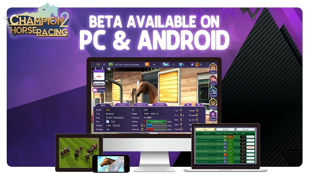 Champion Horse Racing 2 tweet media