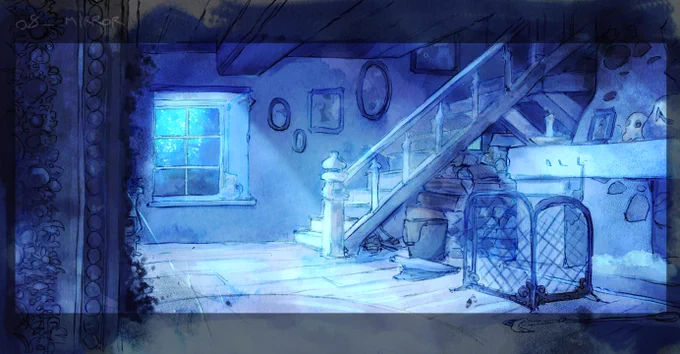 here's some background art 
the book is from Imaginary Express MV 💫 