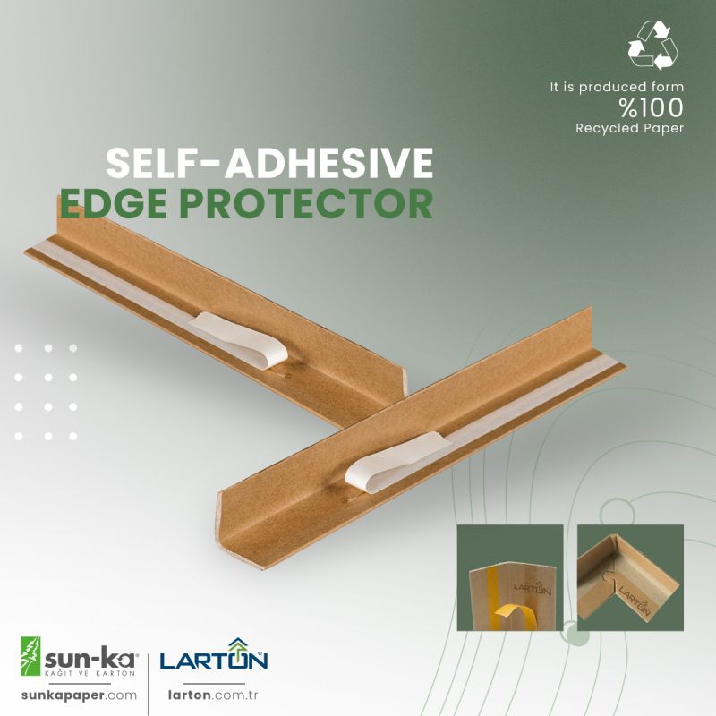 lartonpackaging's tweet photo. This self-adhesive edge protector containing hotmelt is made from the edge protectors in the dimensions of wing sizes of between 40*40 mm and 50*50mm, thicknesses of between 4mm and 5 mm and length of between 100cm and 200cm. 
#sunka #larton  #paperproduction #cardboard #packing https://t.co/XaoQYSMOqw