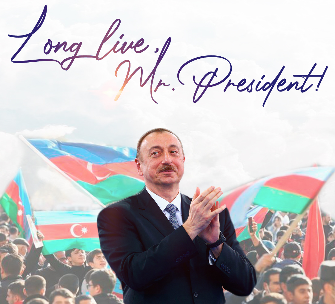 Azerbaijan's tweet photo. Prezident cənab İlham Əliyevi ad günü münasibətilə ürəkdən təbrik edir, Prezidentimizə cansağlığı arzu edirik! 

Today is #BirthdayAnniversary of the President of the Republic of #Azerbaijan, H.E. Mr. #IlhamAliyev! We cordially congratulate our President &amp; extend our best wishes! https://t.co/TdGv2NyI50