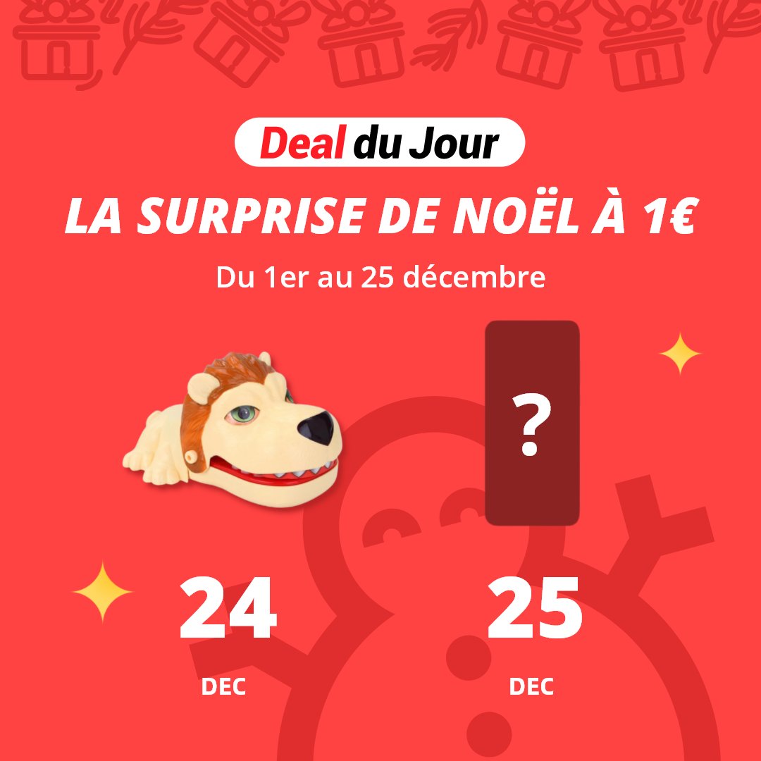 AliExpressFr's tweet photo. ✨ CONCOURS CALENDRIER DE L’AVENT ✨
Tente de gagner un coupon de 100€ 😉

1) Suis-nous et like ce post
2) Devine quel produit se cache derrière la case du 25 décembre (avant 9h00 demain !) 🎁

🍀Tirage au sort le 25/12
👉 Lien vers le calendrier : https://t.co/NBd4M3AiuR https://t.co/XMAYaegGnj
