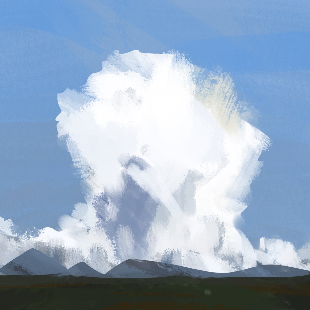 MillioudMathias's tweet photo. First landscape painting in a year #digitalpainting #landscape https://t.co/L53VEfIrfY