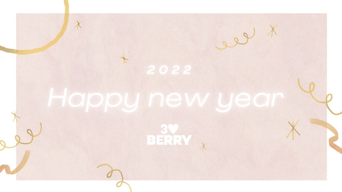 3loveberry's tweet photo. #HappyNewYear  2022🎉
今年も #スリーラブベリー をよろしくね💜✨ https://t.co/WsHaN9Gb41