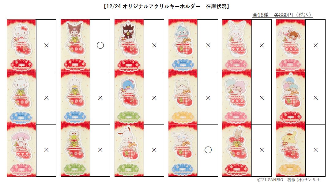 2021冬ミラクルサイン会】 オリジナル商品 オリジナルアクリルスタンド