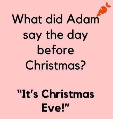 𝙁𝙧𝙞𝙙𝙖𝙮'𝙨 (𝙪𝙣)𝙛𝙪𝙣𝙣𝙮 𝘾𝙝𝙧𝙞𝙨𝙩𝙢𝙖𝙨 𝙟𝙤𝙠𝙚 😜

#christmasjoke #happyfriday #justforfun #fridayhumour