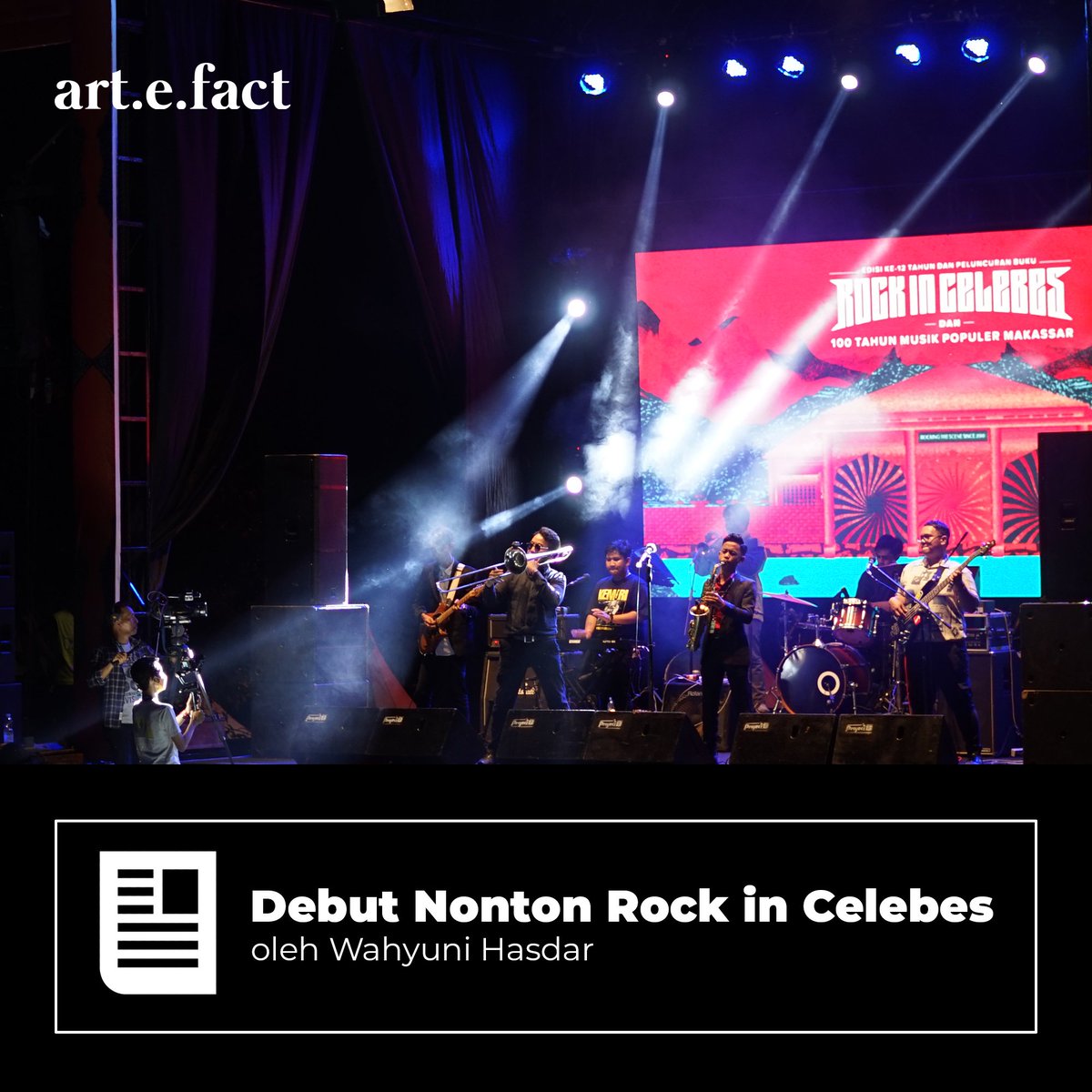 Rilis album debut itu biasa. Yuk baca catatan Wahyuni Hasdar jalani debut nonton konser di <a href="/RockInCelebes/">ROCK IN CELEBES</a> 2021: artefact.id/2021/12/23/deb…