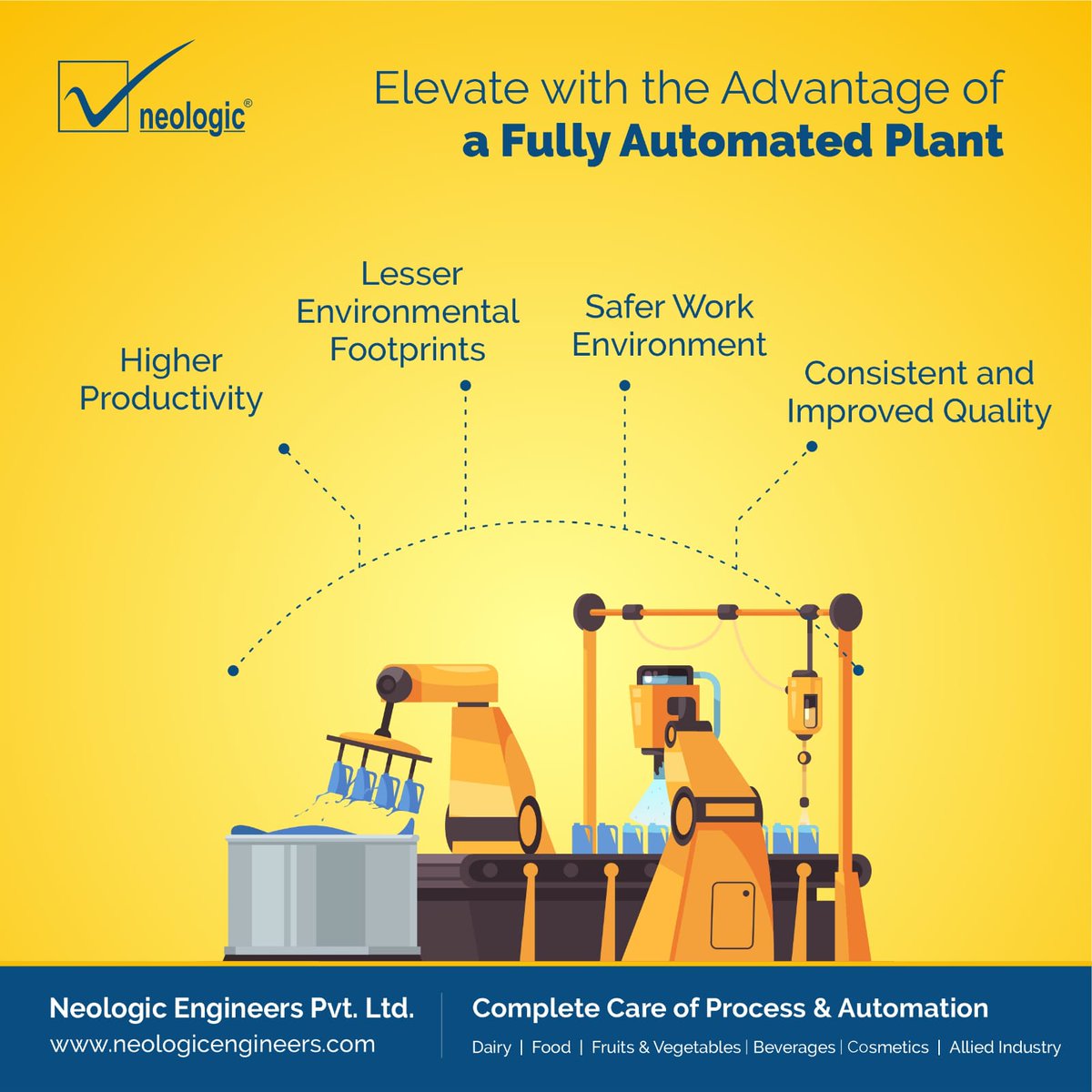 neologicpune's tweet photo. Automation that keeps control of losses &amp; streamlines production for better product quality. We automate it for Your Advantage. We automate for Your Productivity. To learn more, visit: https://t.co/HBIw9H0985
#processautomation #processengineers #automationsolutions https://t.co/UXSbbcaRwG