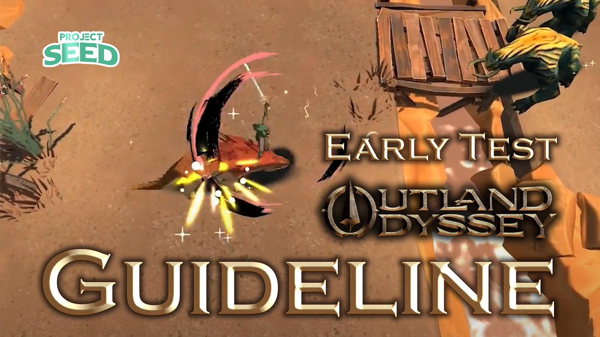 ProjectSeedGame's tweet photo. 🚩Outland Odyssey: Early Test Guideline

The test is coming very soon and it’s important that you know what to do in the Early Test to have a seamless experience of the demo Outland Odyssey. 

Check out the guide to find out: https://t.co/9jYAu66hHP

#ProjectSEED #OutlandOdyssey https://t.co/yk46yV2Bjh