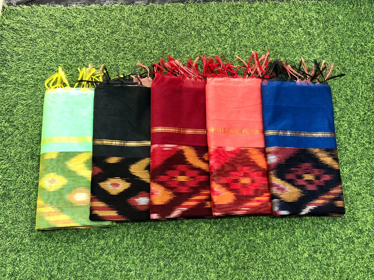 kavya_stylein's tweet image. Pochampally cotton silk Sarees
Rs 950/-
6.20 mtrs
Running Blouse
Shampoo wash 
Colour may slightly vary due to digital photography
Shipping Extra
#2ktrends