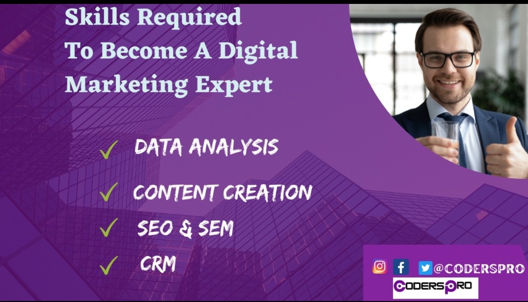 codersprotech's tweet image. Skills Required To Become A Digital Marketing Expert 
#Digital #SocialMedia #Course #trainingday #Trending
