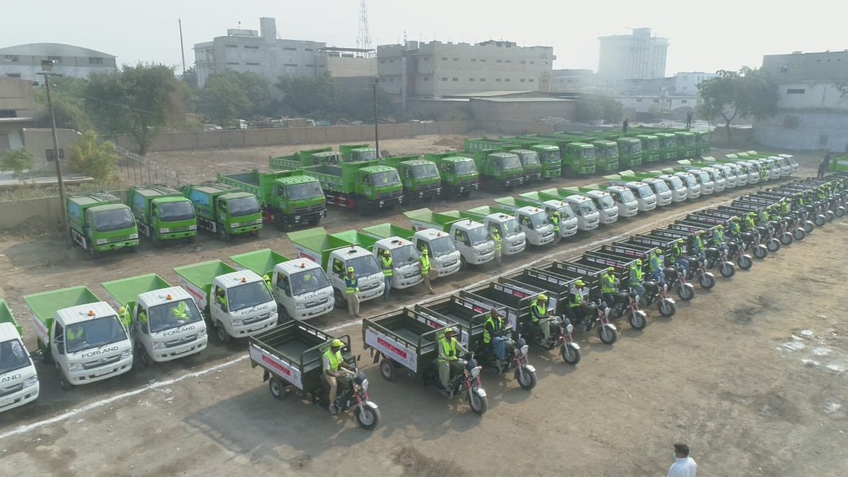 murtazawahab1's tweet photo. Another commitment fulfilled. #Sindh Solid Waste is now going to be functional in District Korangi. Substantial investment has been made &amp; new machinery has been brought into the District https://t.co/hkO12uPB4B