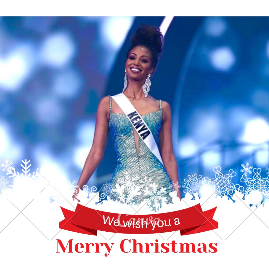 Merry Christmas to everyone and thank you for your unwavering support 
#kenya #missuniversekenya