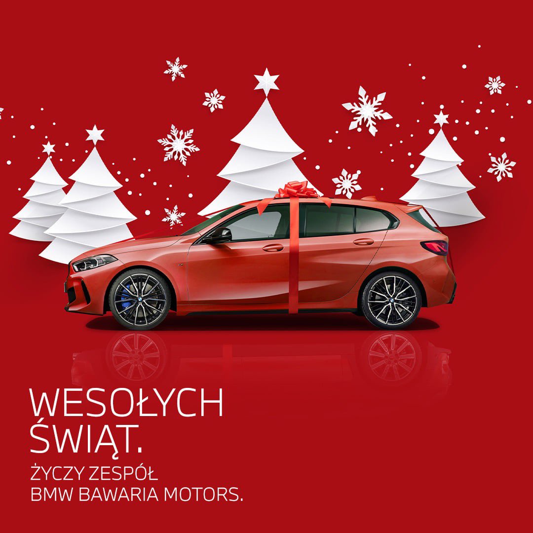 BAWARIAMOTORS's tweet photo. Z okazji nadchodzących Świąt Bożego Narodzenia pragniemy życzyć wszystkim naszym Klientom oraz Fanom przede wszystkim zdrowia, spełnienia marzeń, domowego ciepła oraz spokojnej i pogodnej atmosfery. https://t.co/BdioRBqTWC