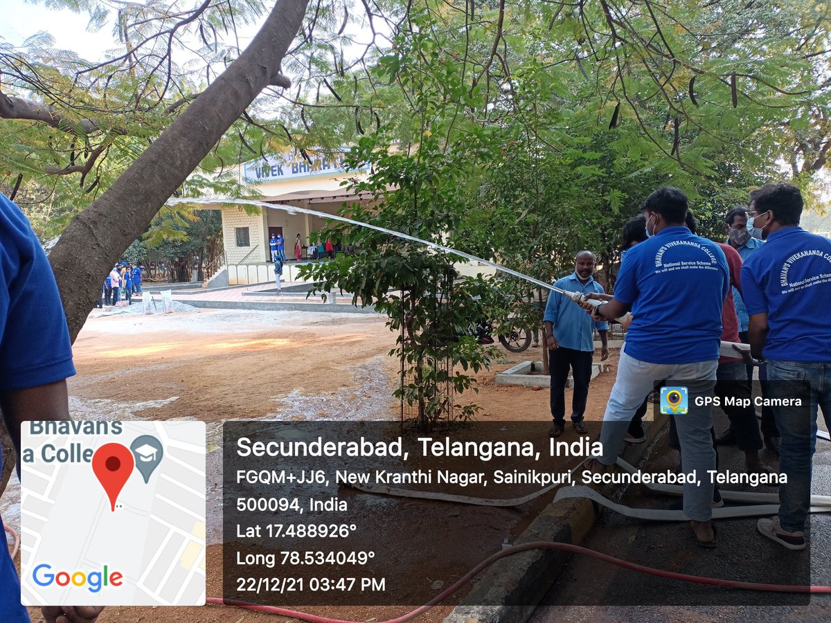 GTeja777's tweet photo. NSS Unit of Bhavans has conducted Fire Safety Awareness Program in the college premises to educate the students how to be safe at the time of fire emergency and they are also trained on how to use the Fire Extinguisher.
#FireSafetyAwarenessProgram
@YASMinistry @_NSSIndia https://t.co/eIe0IB5LFz