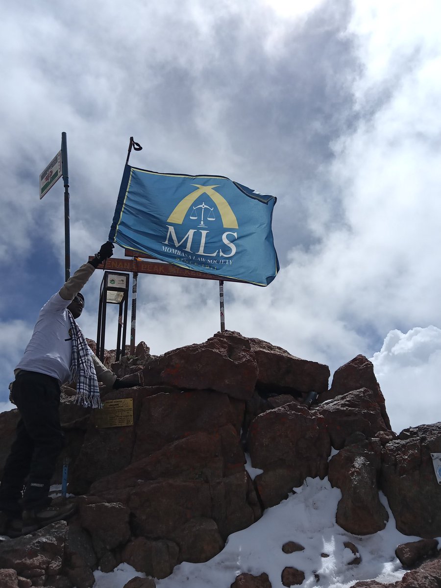 MathewNyabena's tweet image. Having successfully delivered the MLS flag to Mt Kenya the next project is to do the same to the LSK flag. I have heard the call an will offer myself to lead our beloved LSK from the valley it finds itself abd take it to the mountain. #WeWillDoIt.