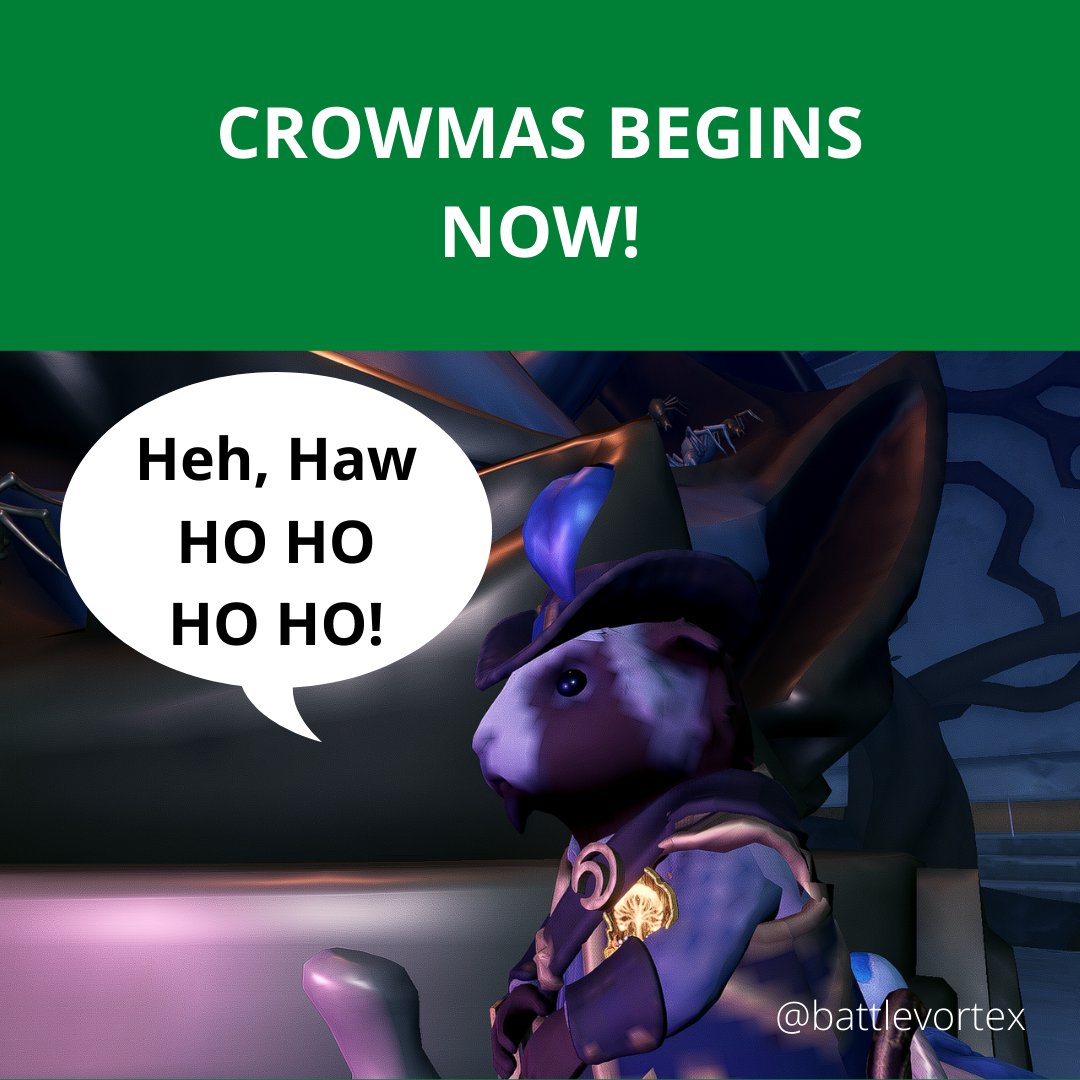 BattleVortex's tweet photo. Crow Talk 07, Crowmas Continued! Goiing Live NOW! https://t.co/Jn5w4bQPYA @Crowfallpod @CrowfallGame #crowsofafeather #teammonumental #crowmas #warstories #montyforthewin https://t.co/OpaA6YP0Yt