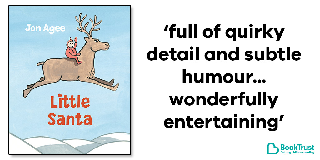 Booktrust's tweet photo. If you've ever wondered what Santa was like as a child, our #BookOfTheDay is for you!

It's Jon Agee's marvellous #LittleSanta, which is perfect reading in the run-up to the big day: https://t.co/sgqjV13iHX @Scallywagpress https://t.co/iIWFbhuVNI