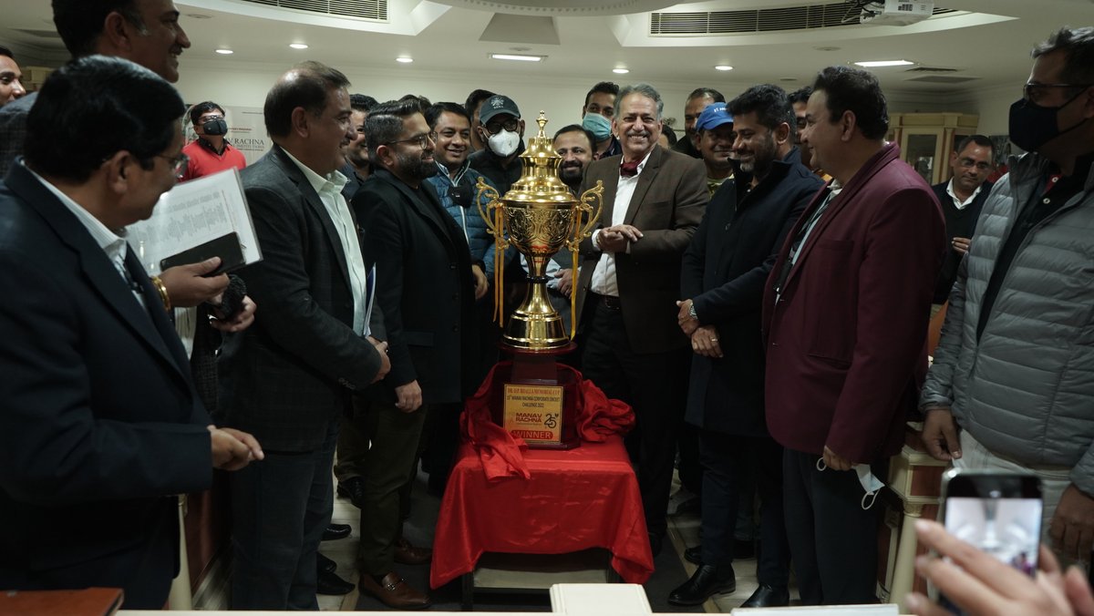 manav_rachna's tweet photo. Unveiling of trophy for the 15th Manav Rachna Corporate Cricket Challenge 2022
#ManavRachna #MRCCC #ManavRachnaSports #Crickettournament https://t.co/FEgC87ZqB3